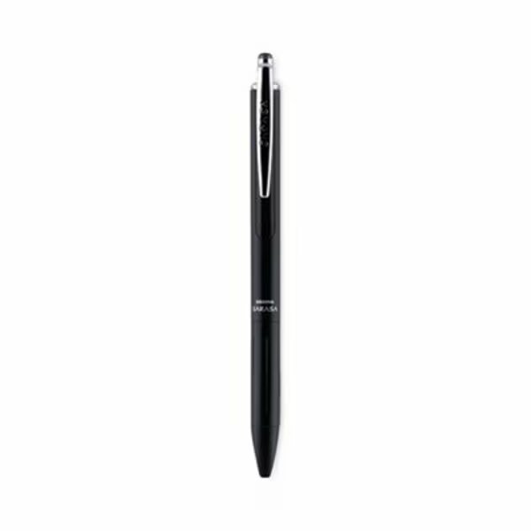 Zebra, SARASA GRAND RETRACTABLE GEL PEN, MEDIUM 0.7 MM, BLACK INK/BARREL, Zebra Pen, Mfr#: 45111